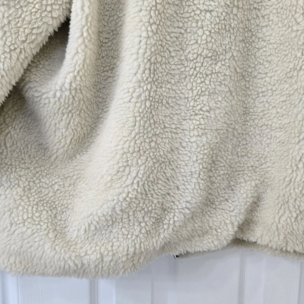 Topshop Teddy Cream Sherpa Jacket - Picture 6 of 8